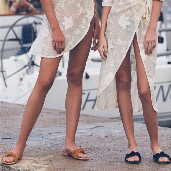 For Love And Lemons Shoes - For love and lemons yellow flats